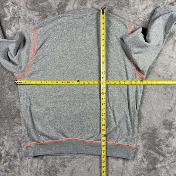 Nike Crewneck Sweatshirt Mens Large Gray Sprotswear JUST DO IT Vintage Y2K - Picture 9 of 13